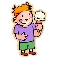 Barn spiser is